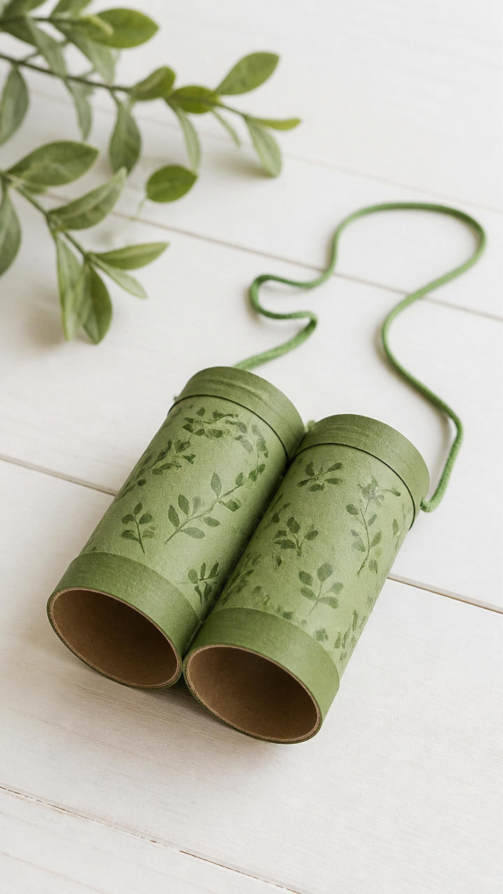 Cardboard Tube Binoculars