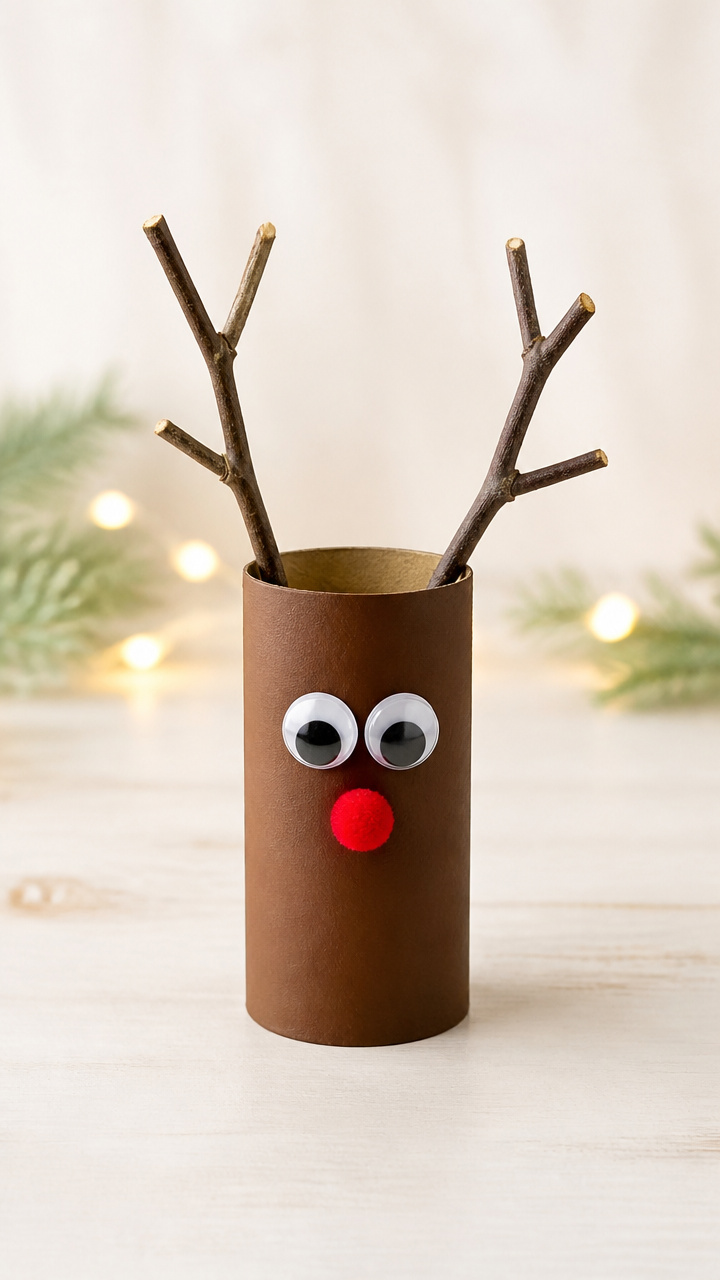 Cardboard Tube Reindeer
