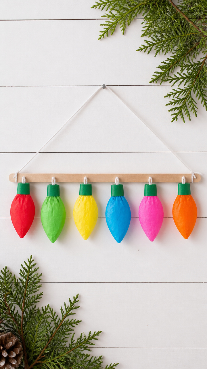 Christmas Light String Banner