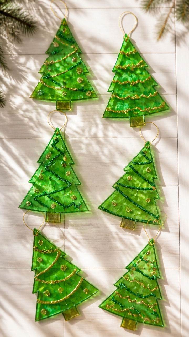Christmas Tree Suncatchers