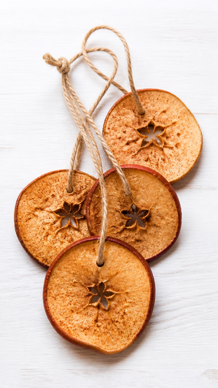 Cinnamon Apple Ring Ornaments