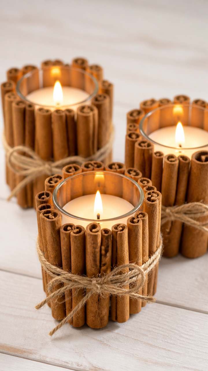 Cinnamon Stick Candles