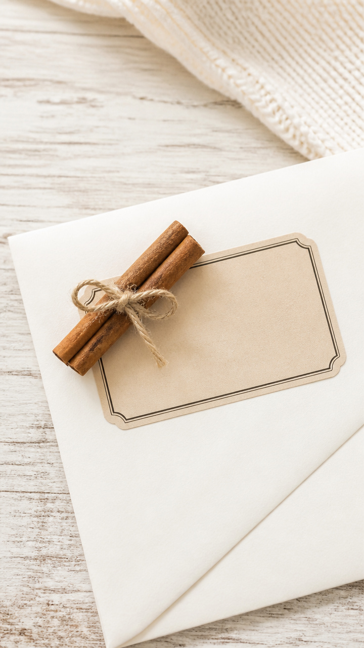Cinnamon Stick Return Address Label