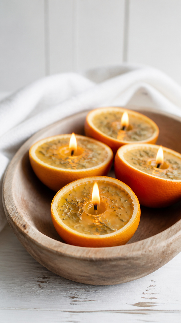 Citrus Peel Fire Starters