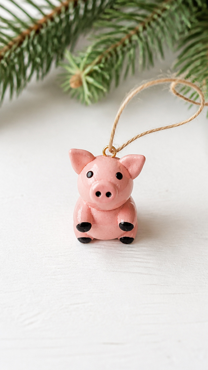 Clay Farm Animal Charm
