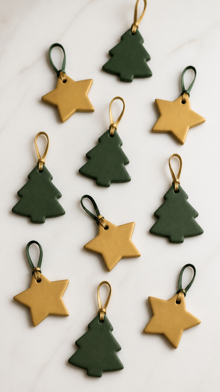 Clay Holiday Baubles