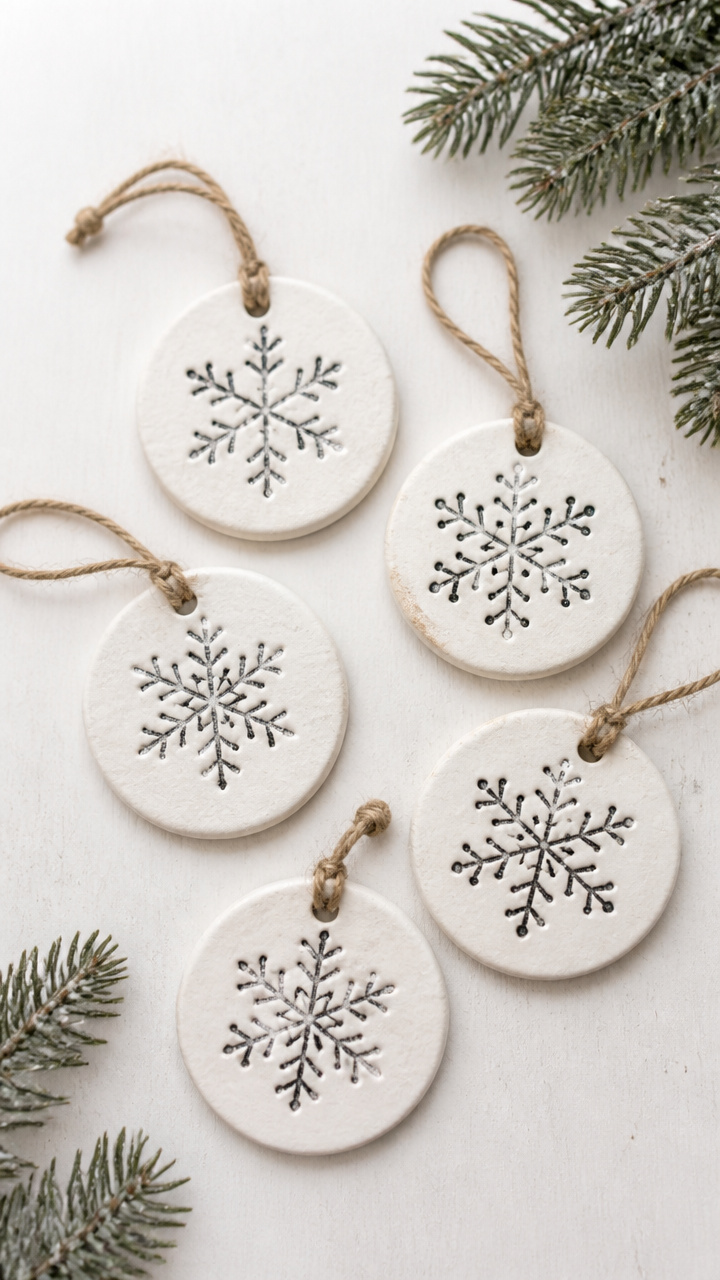 Clay Roll Print Baubles
