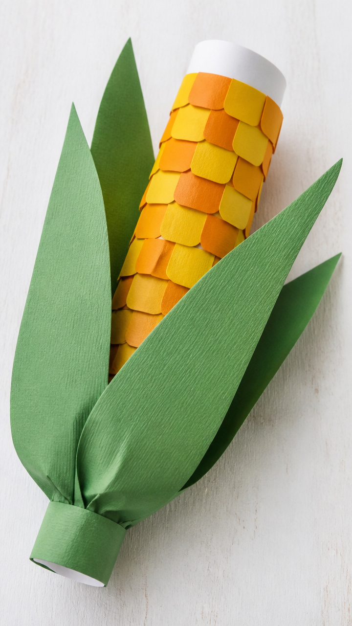 Construction Paper Corn Rows