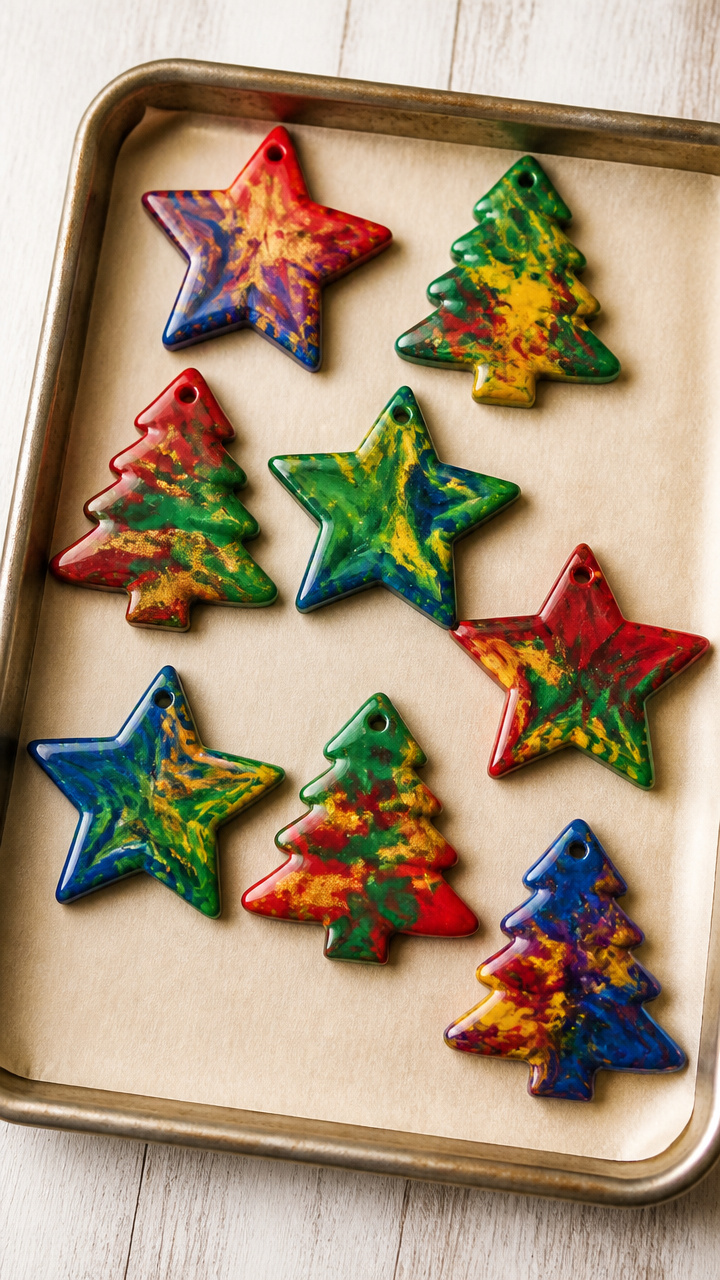 Crayon Melt Ornaments