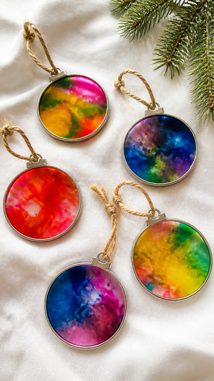 Crayon Wax Melt Ornaments