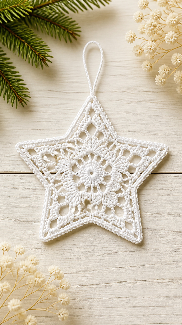 Crocheted Doily Star