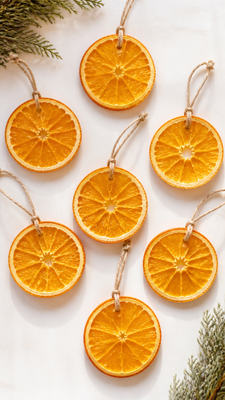 Dried Citrus Slice Ornaments