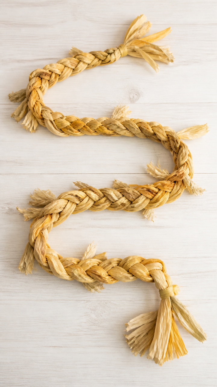 Dried Corn Husk Garland