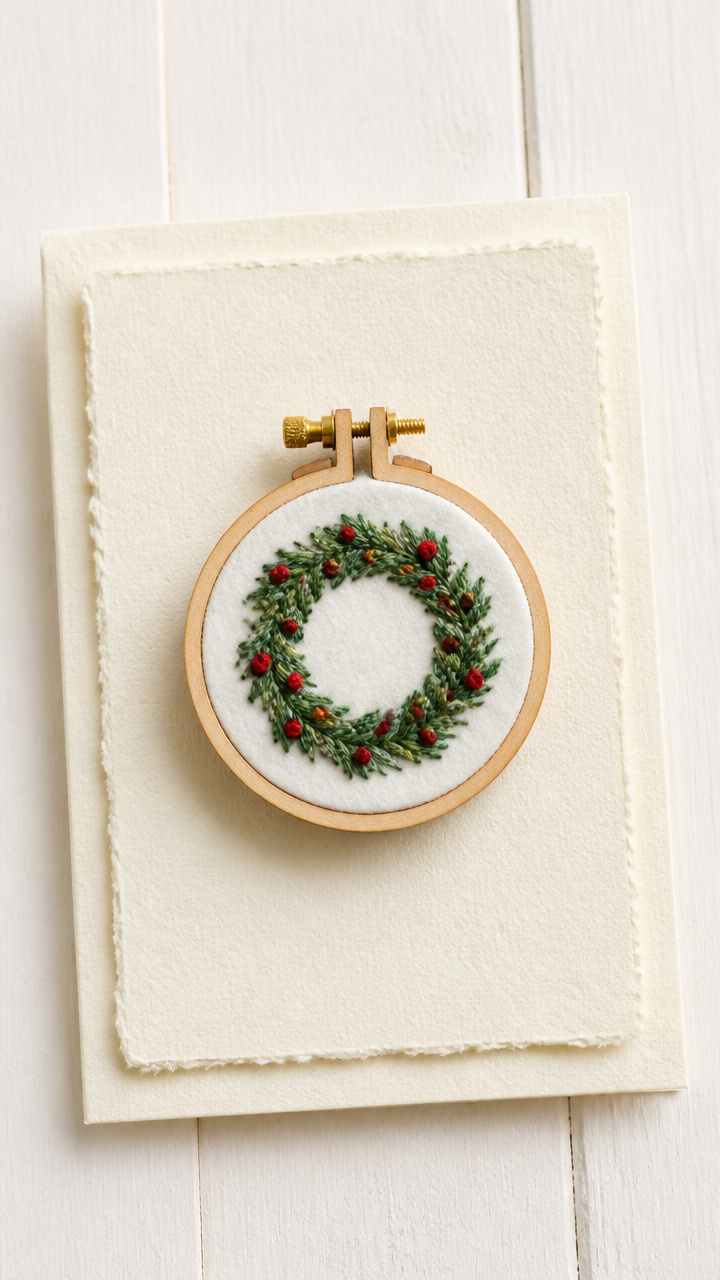 Embroidery Hoop Mini Scene