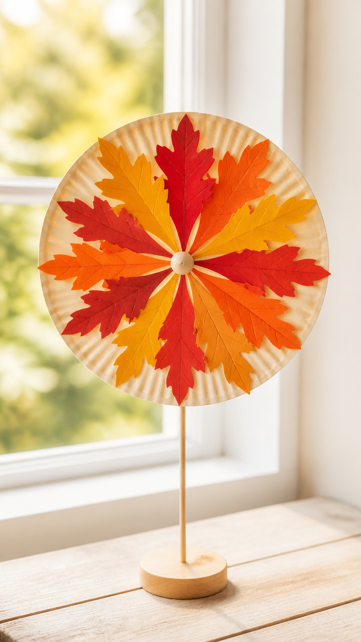 Fall Leaf Wind Spinner