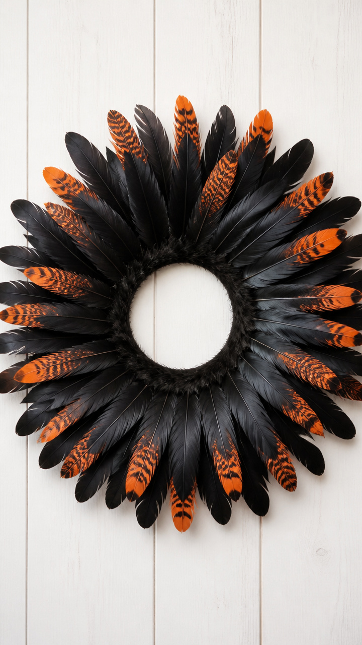Feather Fan Wreath