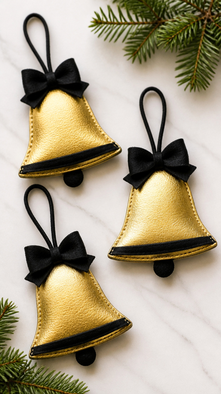 Felt Bell Ornaments