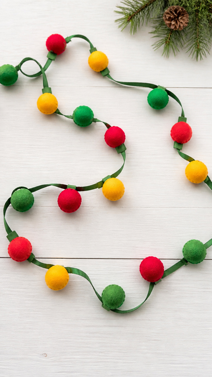 Felt Christmas Lights