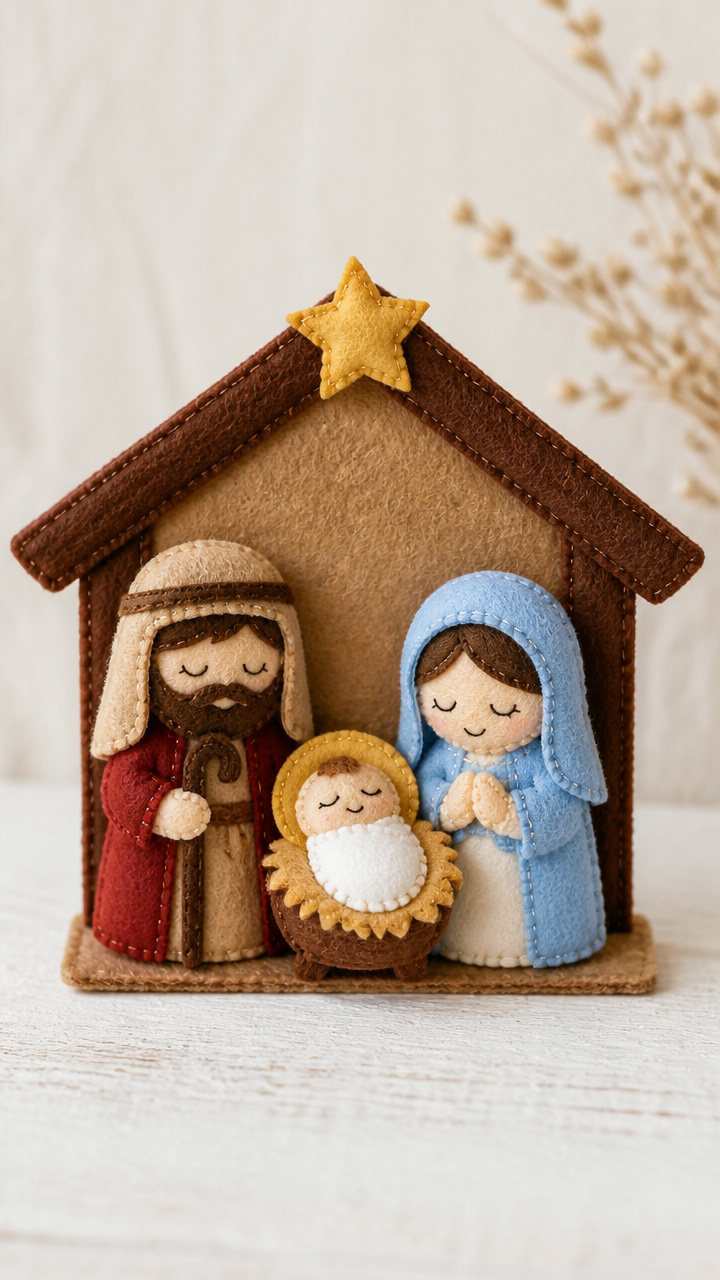 Felt Nativity Scene