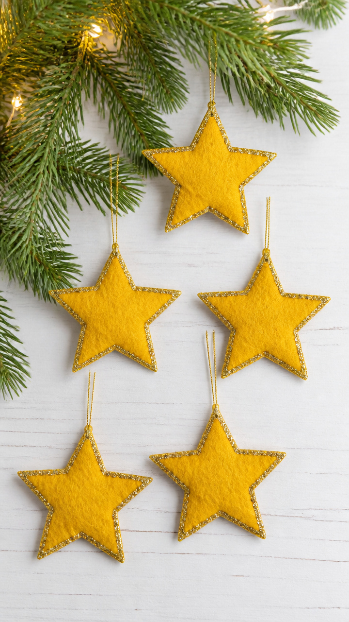 Felt Star Ornaments
