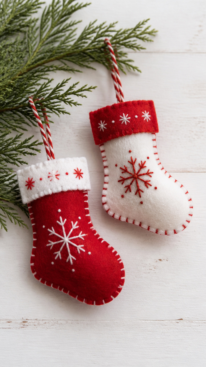 Felt Stocking Ornaments