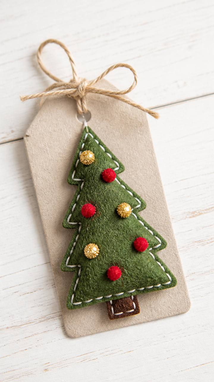 Felt Tree Ornaments