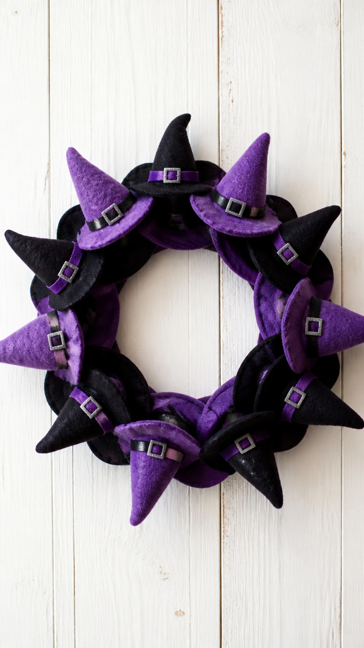 Felt Witch Hat Ring