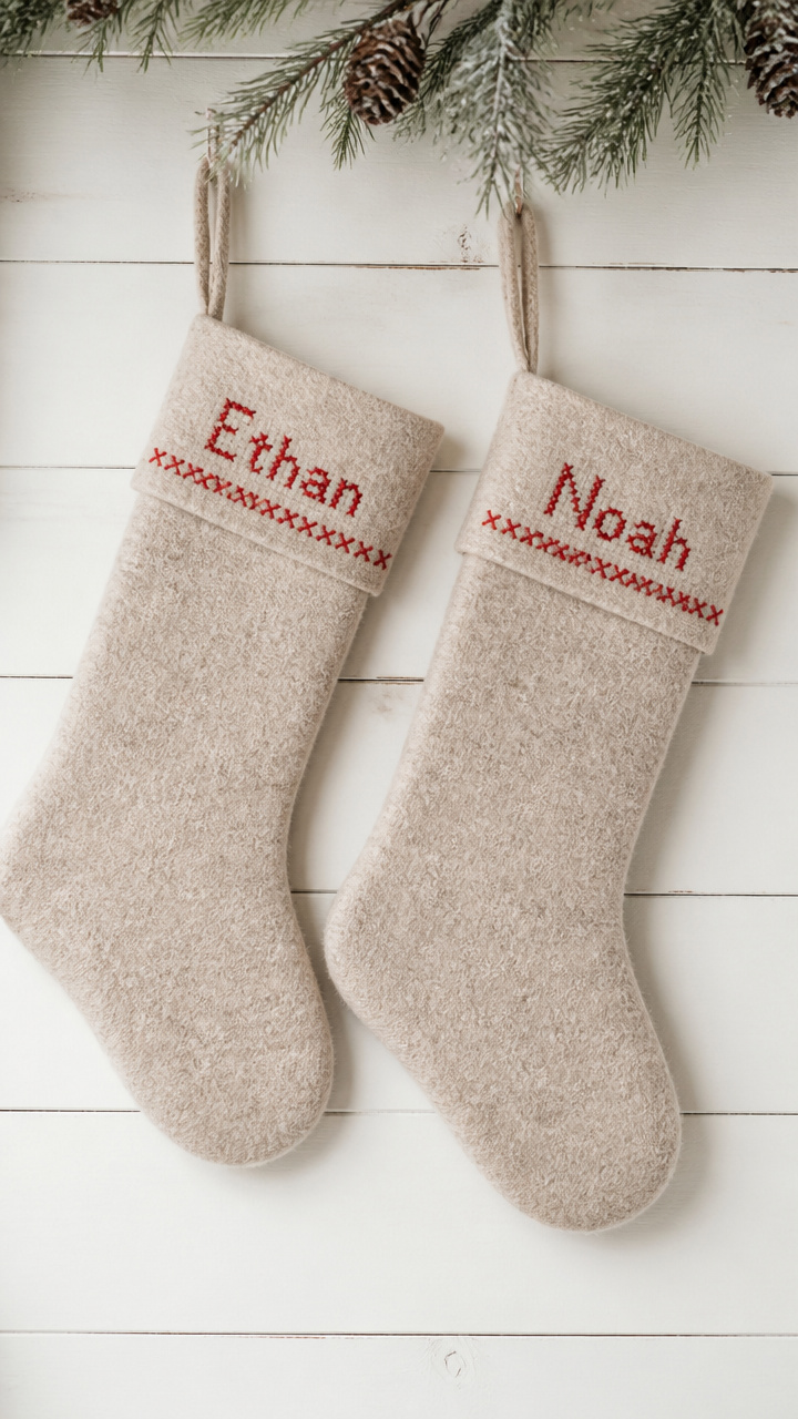 Felted Wool Stockings