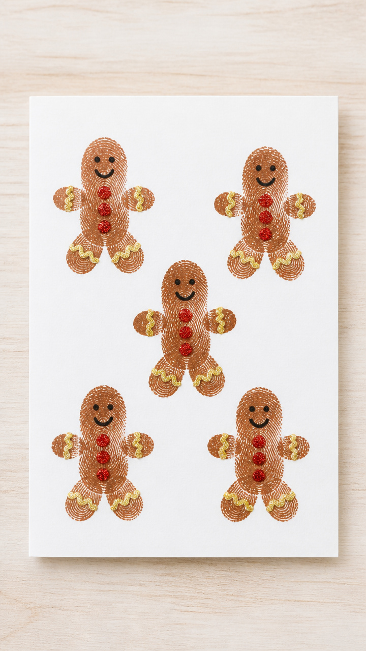 Fingerprint Gingerbread Men