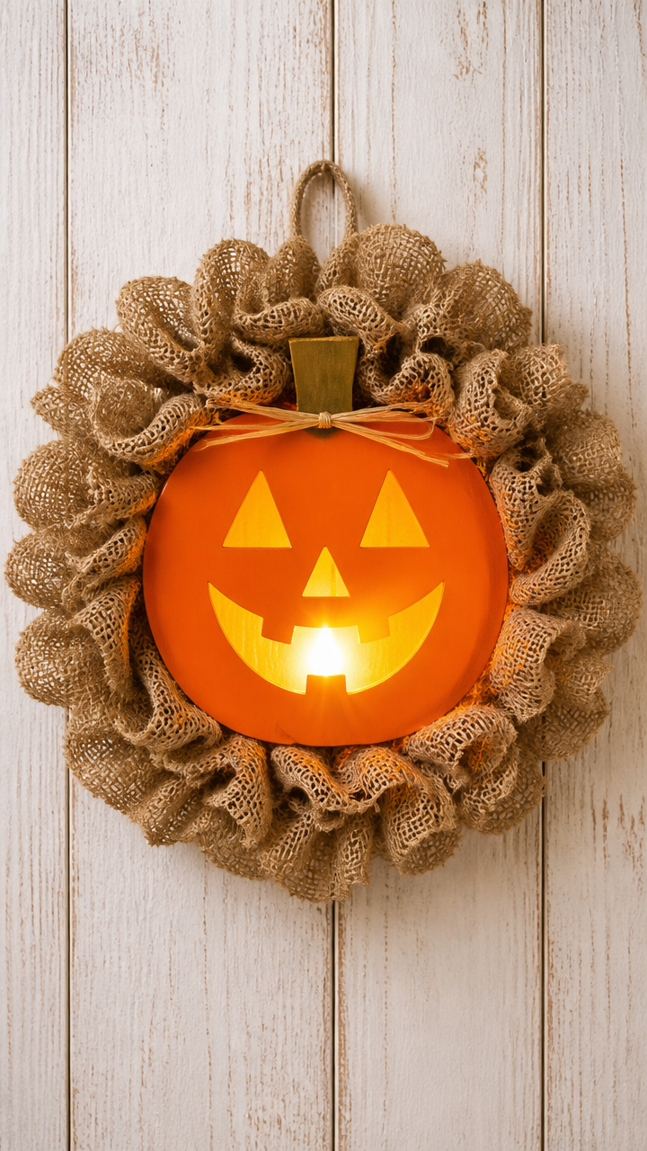 Flashlight Jack-O-Lantern