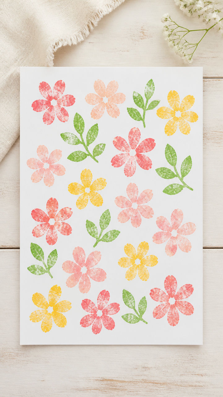 Foam Stamp Prints