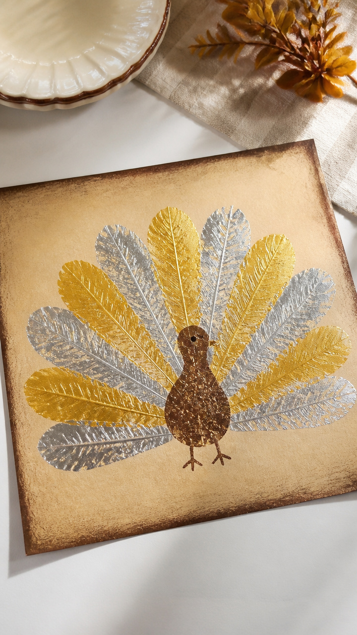 Foil-Print Turkey Placemats