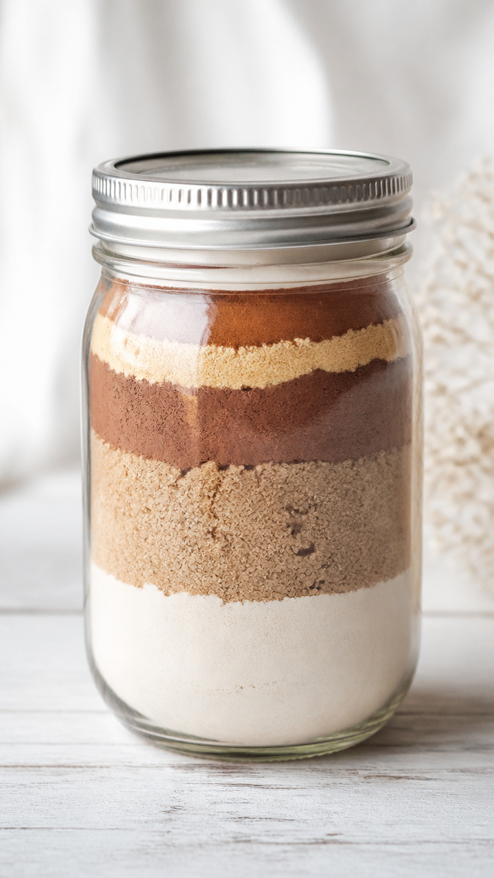 Gingerbread Cookie Mix Jars