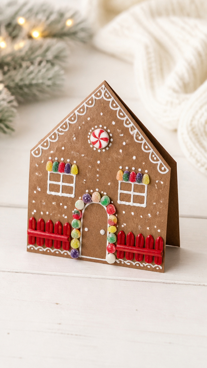 Gingerbread House Cards