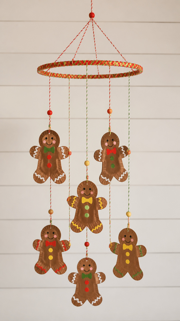 Gingerbread Man Mobile