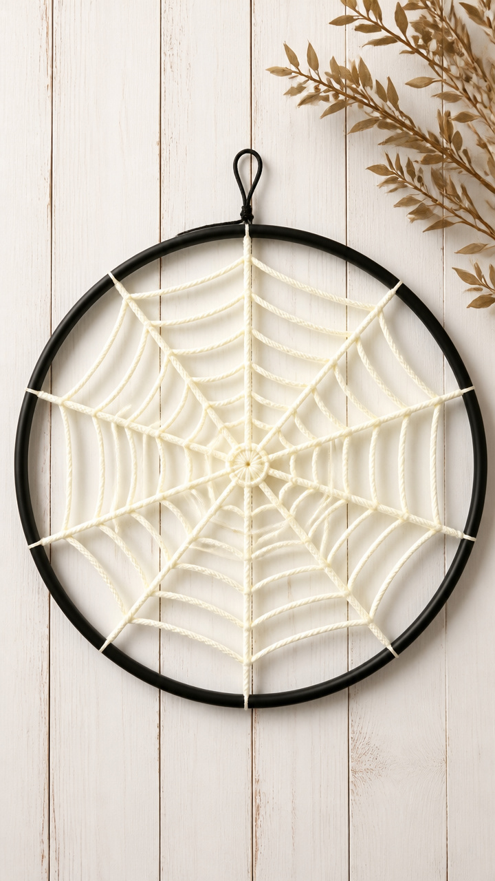 Glow-in-the-Dark Spider Web