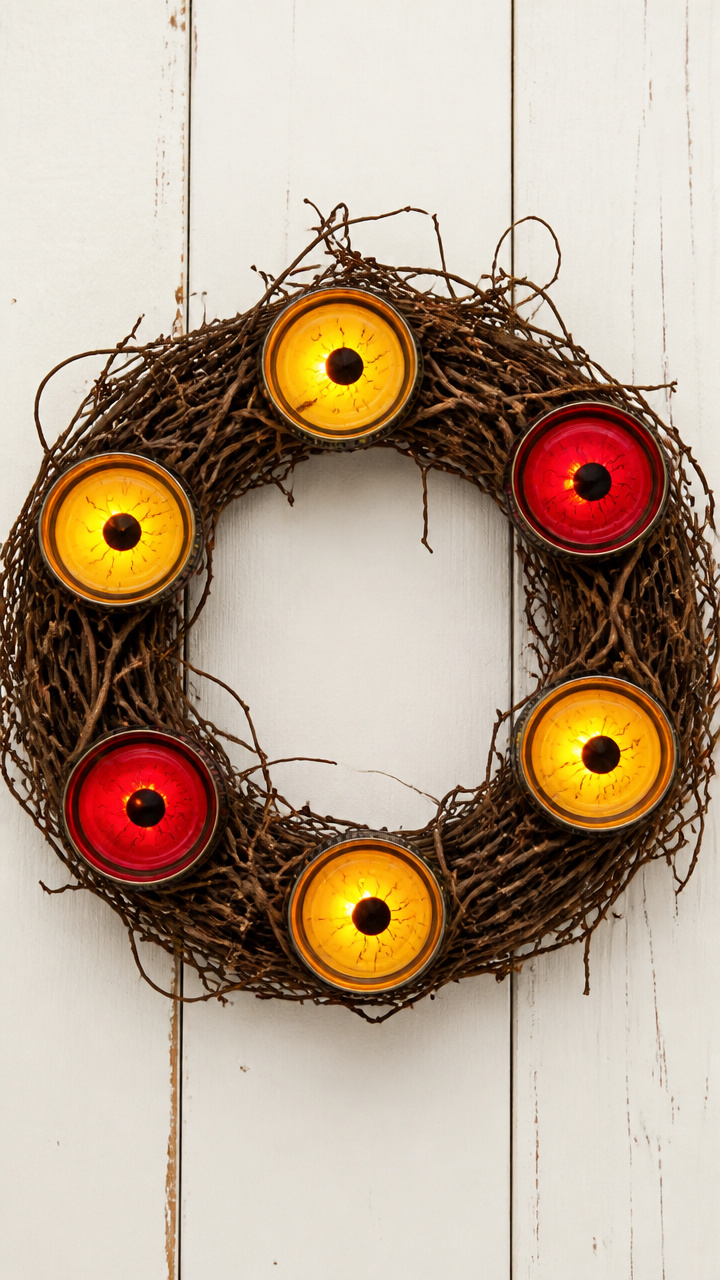 Glowing Jar Lid Eyes