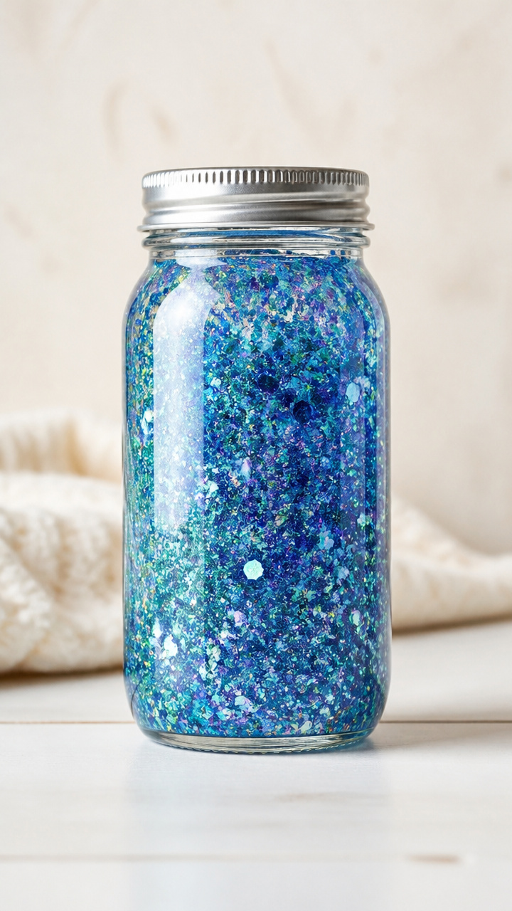 Glue and Glitter Jars
