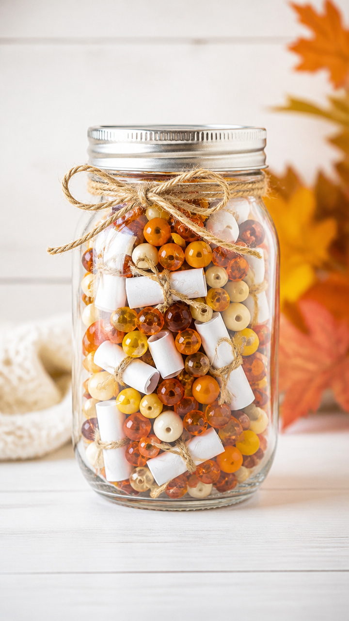 Gratitude Jar with Beads