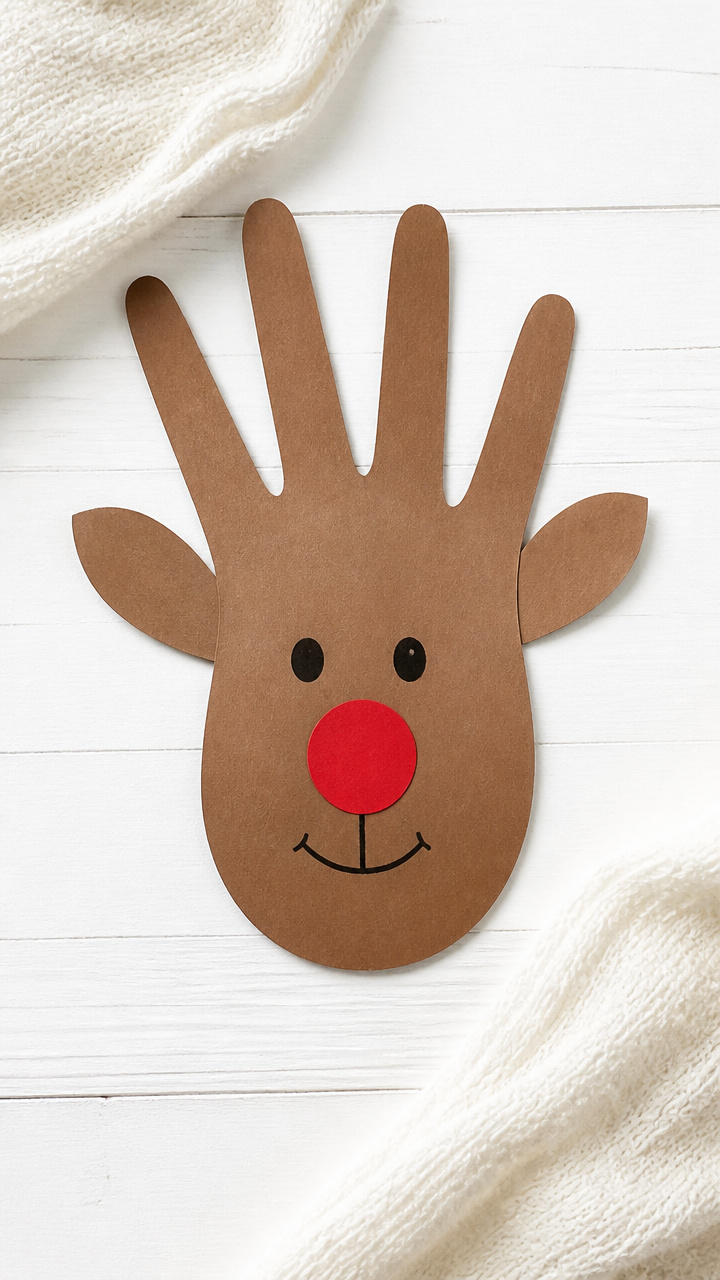 Hand-Trace Reindeer
