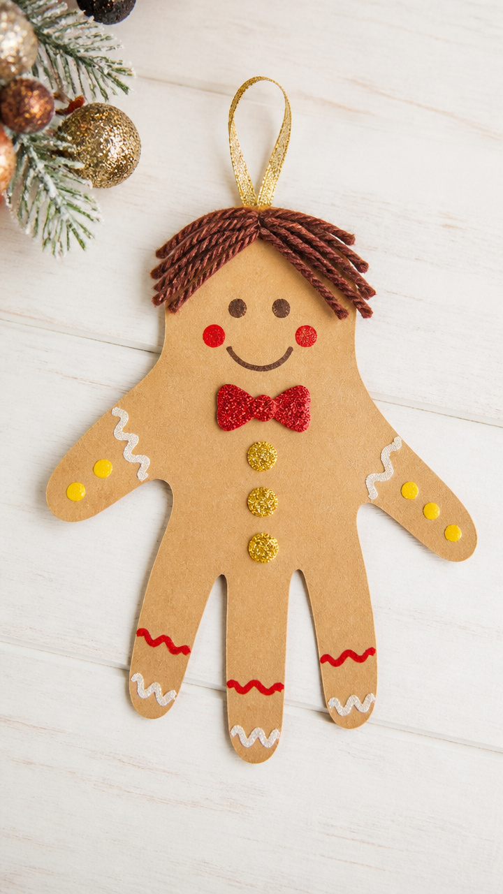 Handprint Gingerbread People
