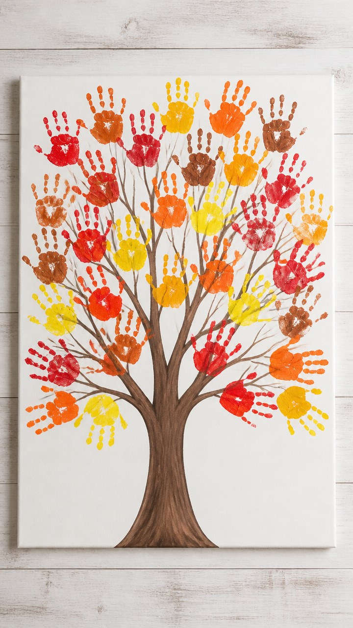 Handprint Leaf Tree
