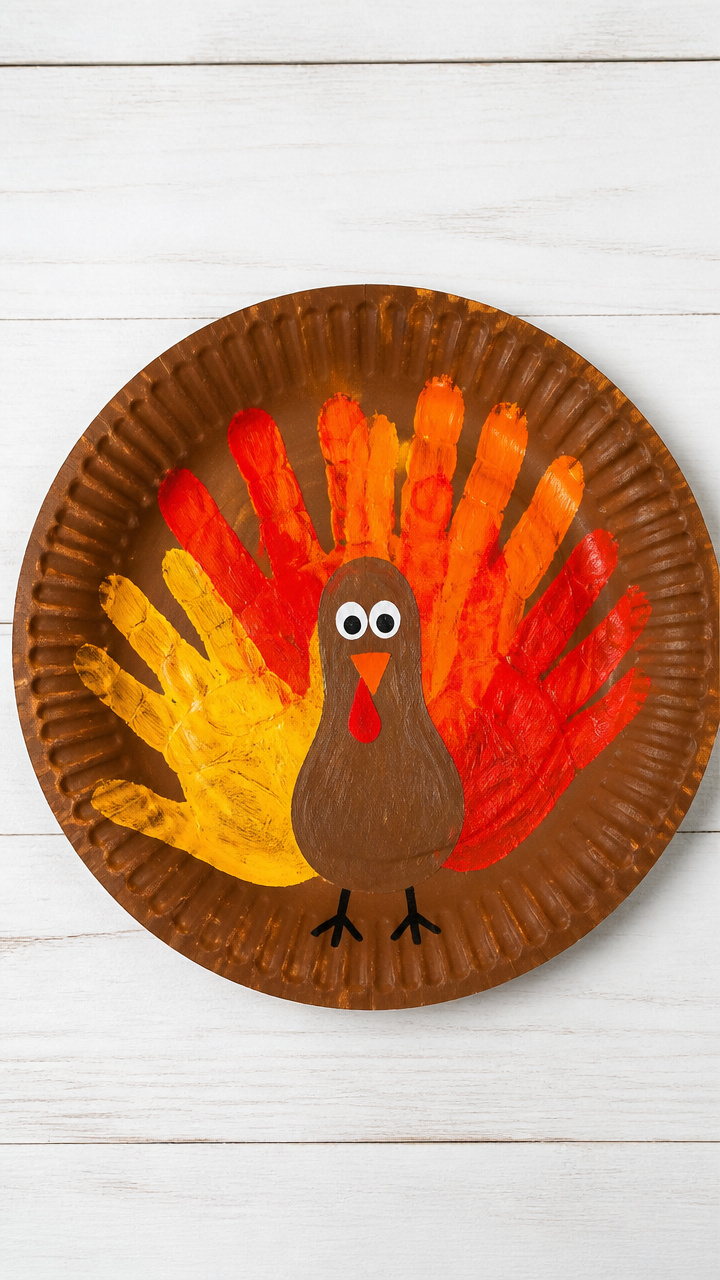 Handprint Turkey Platter