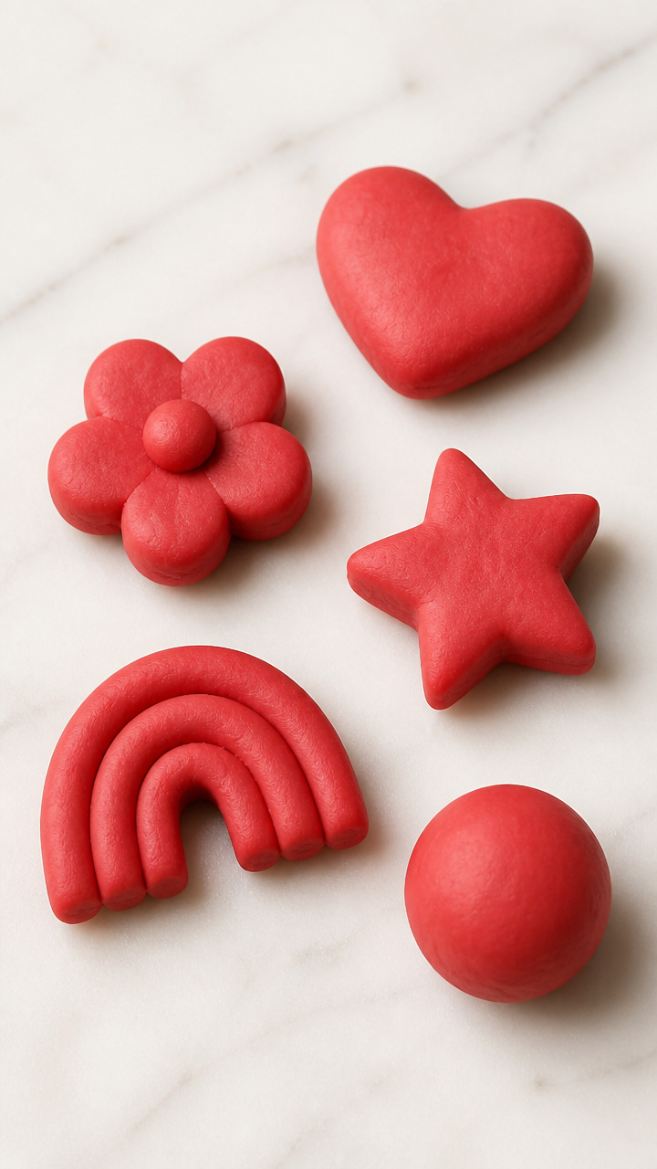 Homemade Playdough Shapes