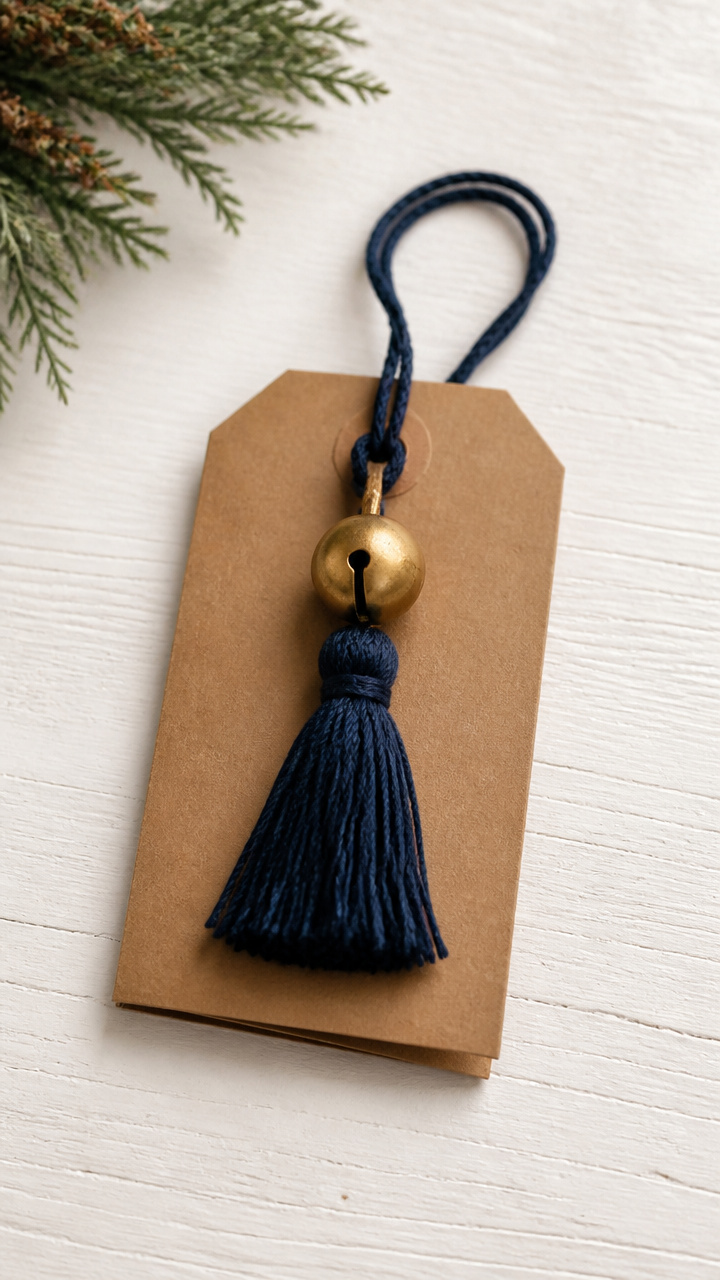 Jingle Bell Tassel Tag