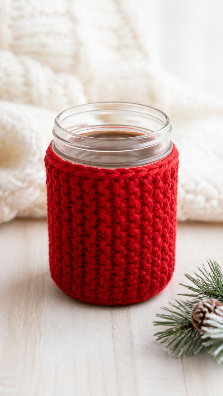 Knit Sleeve Mug Warmers
