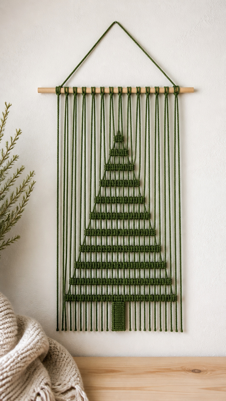 Ladder Stitch Tree Wall Hanging