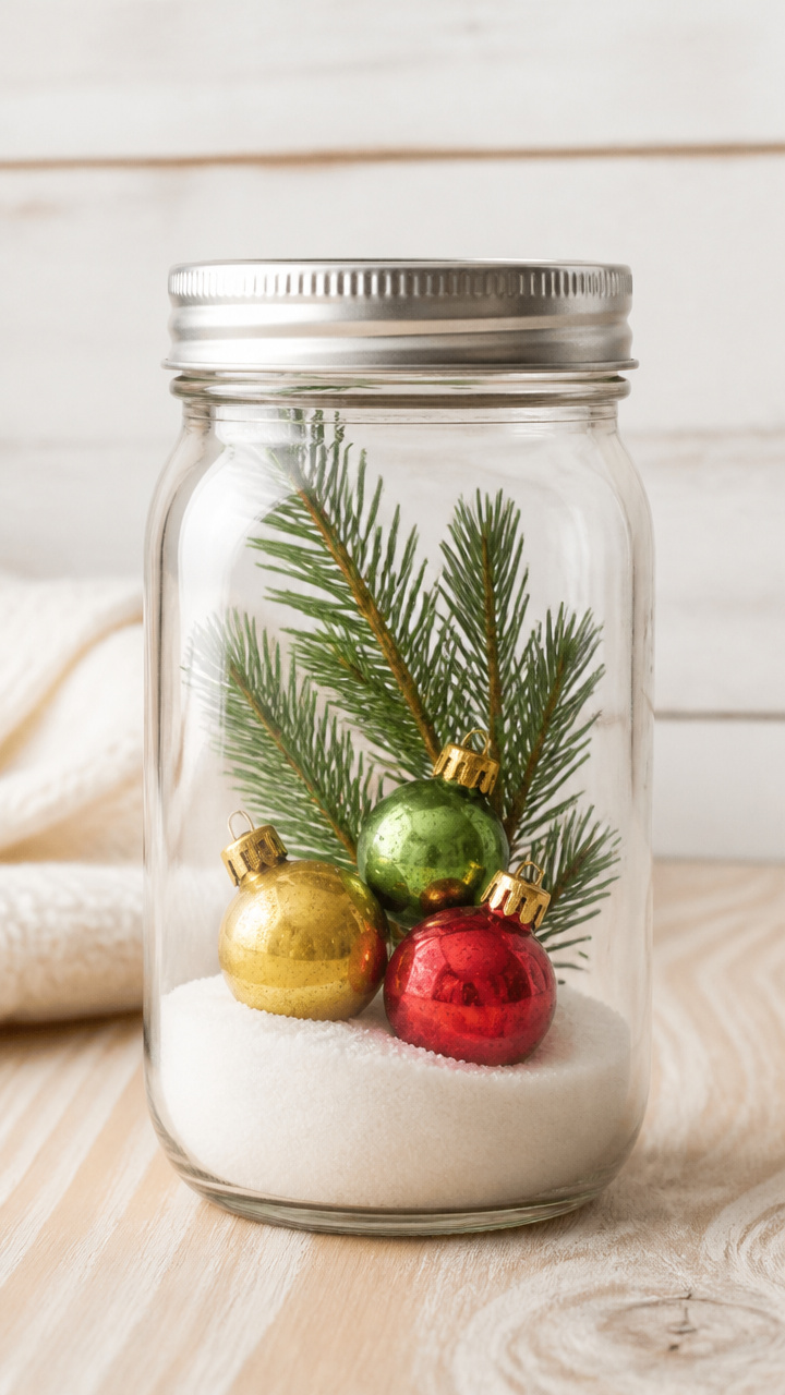 Layered Ornament Display Jars