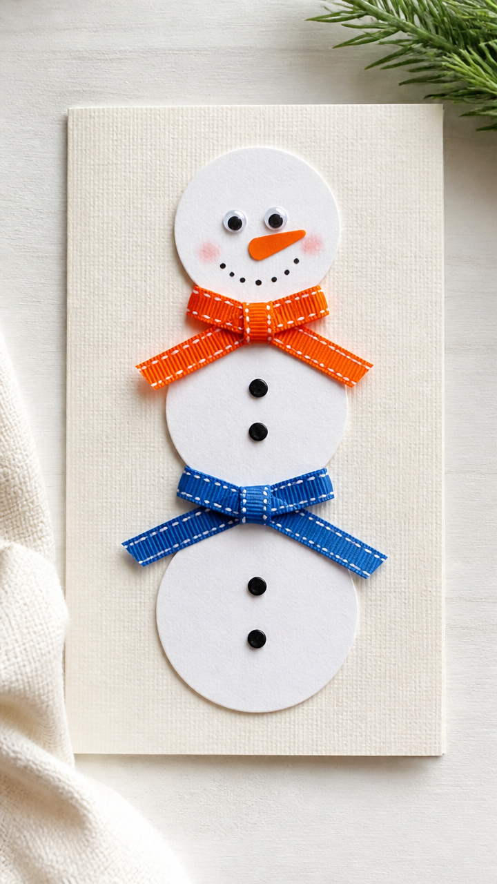 Layered Snowman Stack