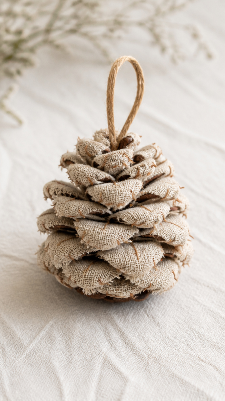 Linen Napkin Pinecone